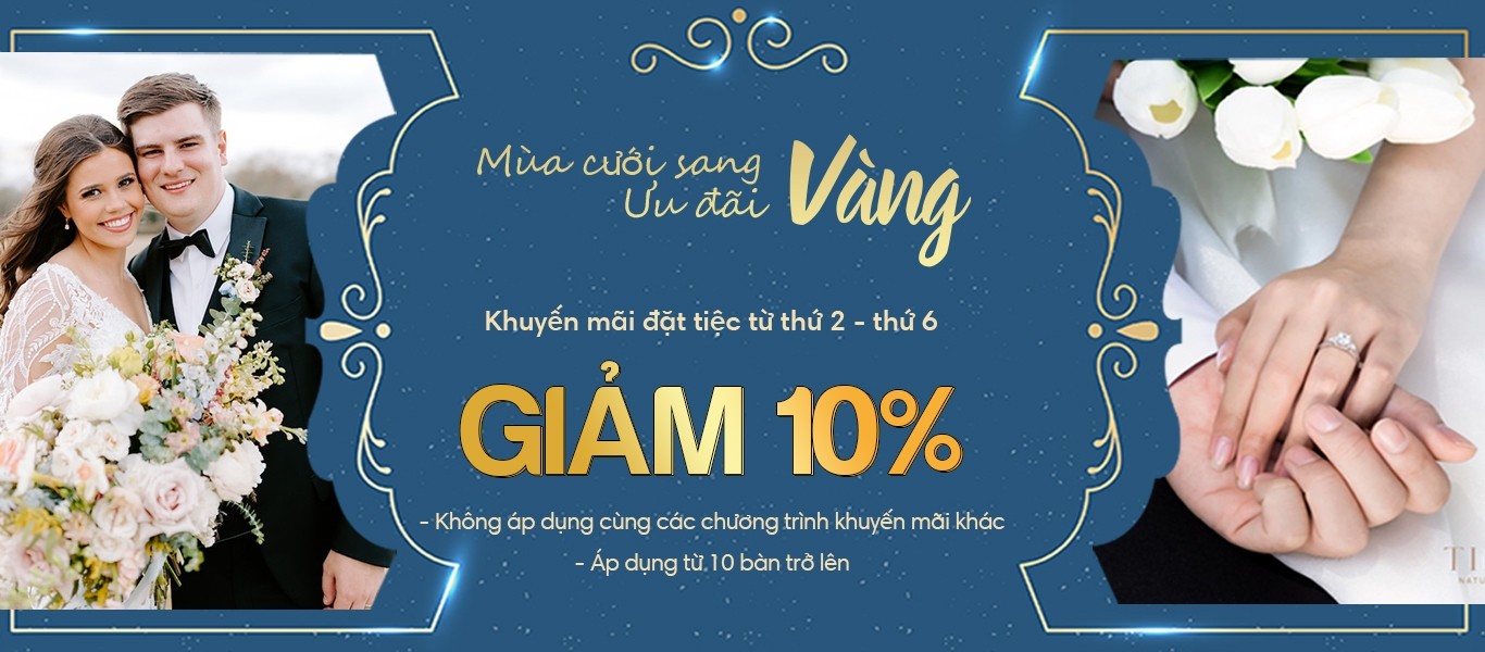 Slider tiệc cưới tân uyên ương